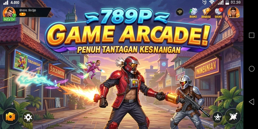 Screenshot utama 789RP menampilkan aksi seru dalam gameplay Arcade.