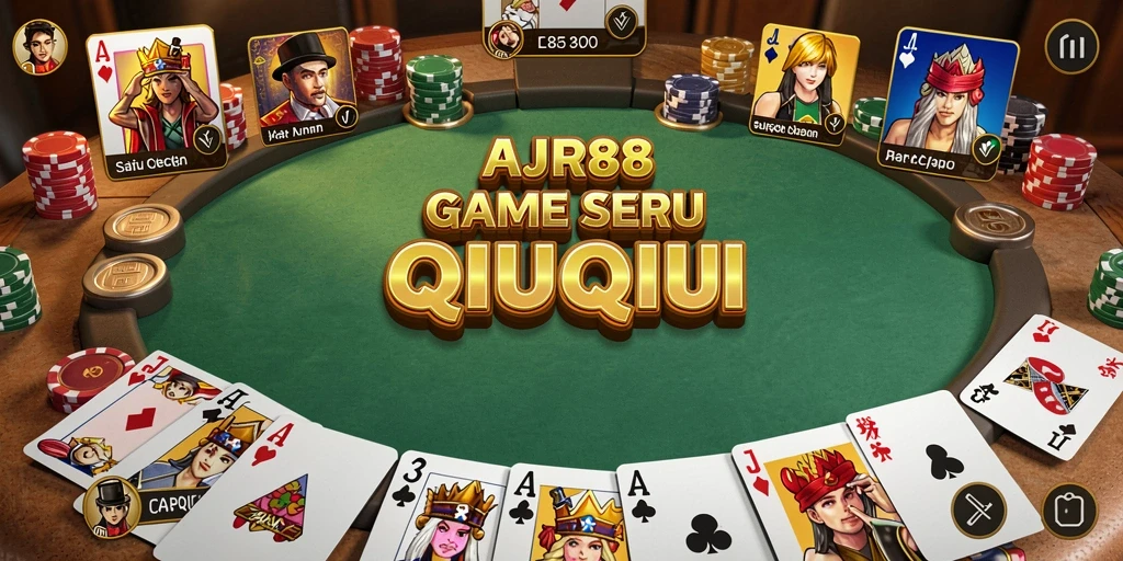 Tampilan menarik dari gameplay QiuQiu di AJR88.