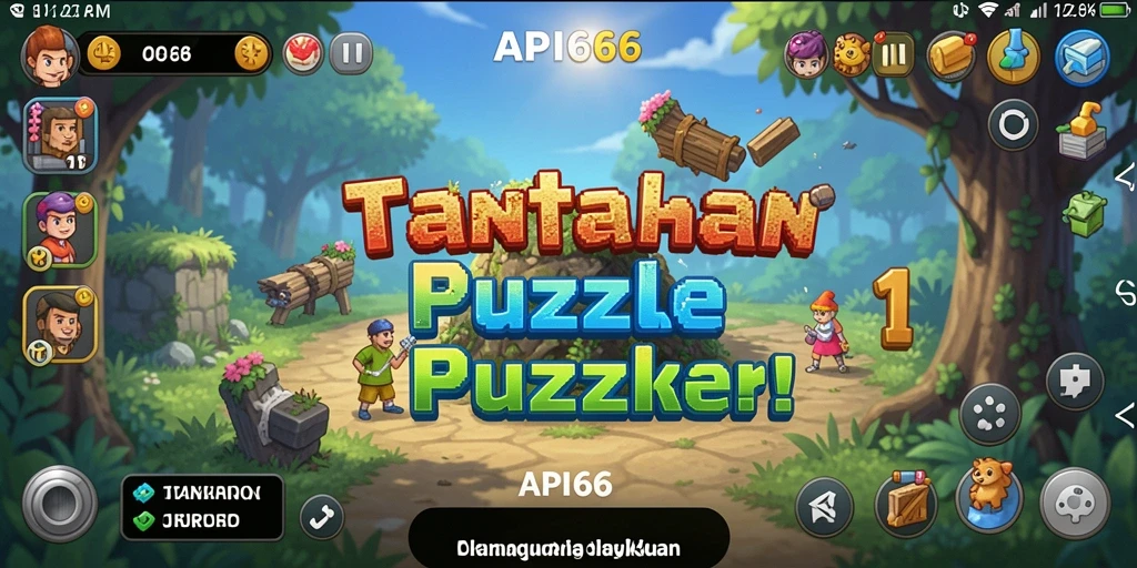 Tampilan menarik dari gameplay API66 yang menantang.