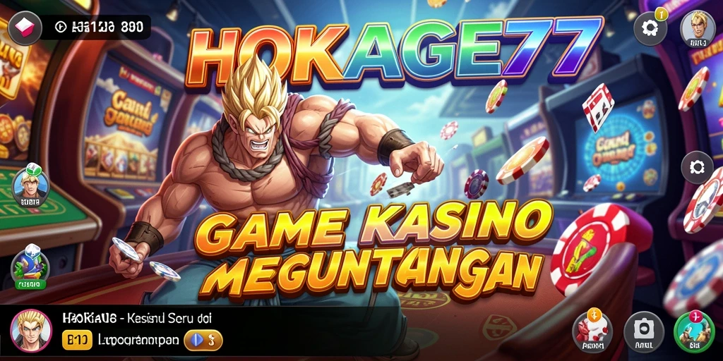 Screenshot dari gameplay HOKAGE77 menampilkan pengalaman kasino yang seru.