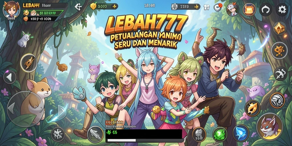 Tampilan grafis yang memukau dalam LEBAH777 saat menjalani gameplay.
