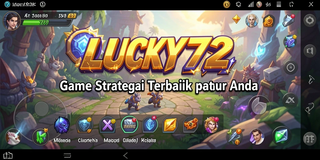 Tampilan gameplay menarik dari LUCKY72 dengan elemen strategi mendalam.