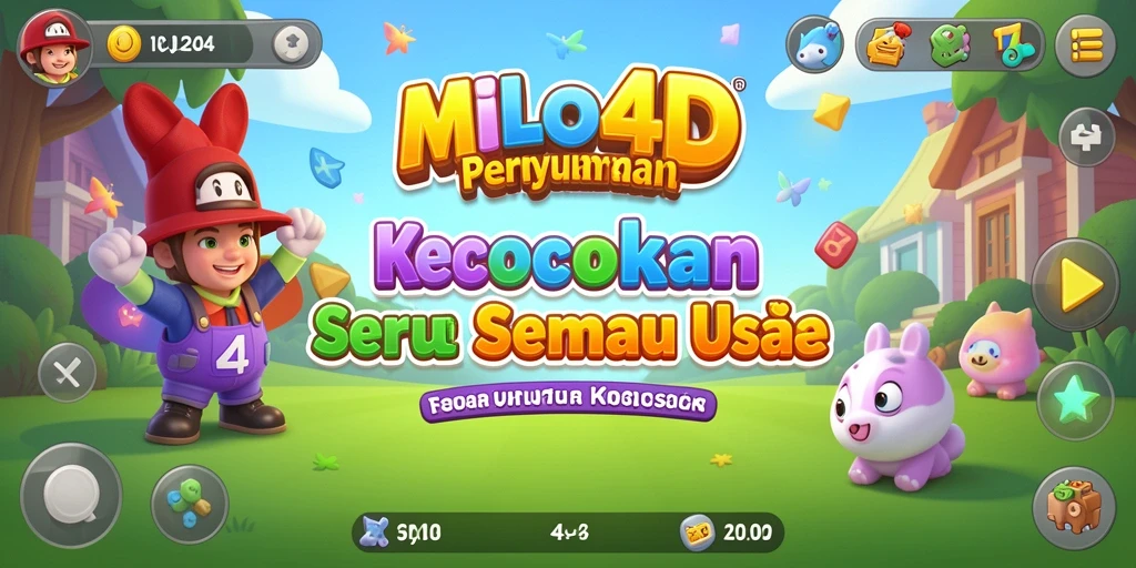 Gameplay seru dan penuh warna di MILO4D.