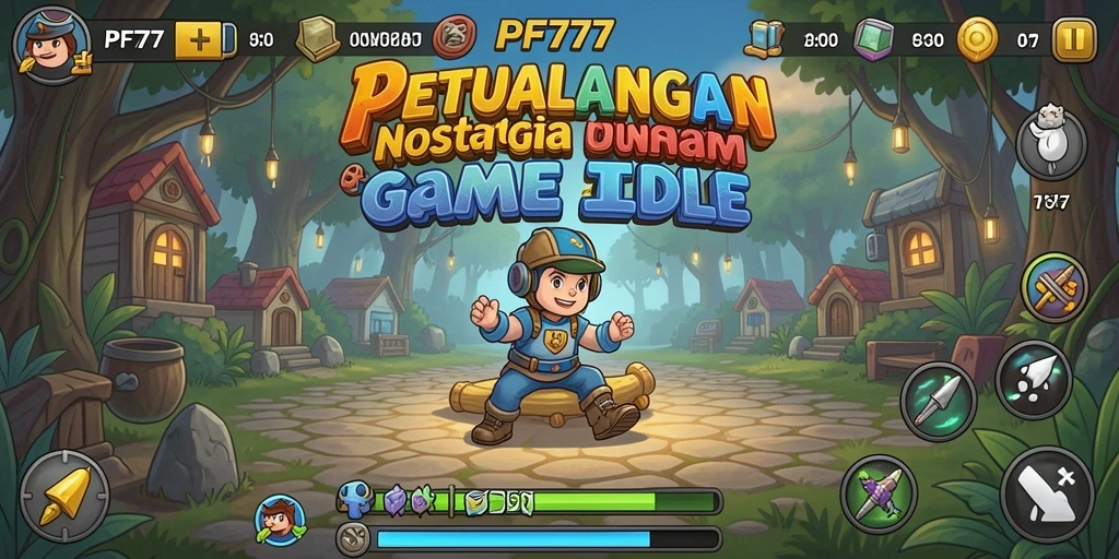 Screenshot gameplay PF777 menampilkan elemen strategi dalam game Idle.