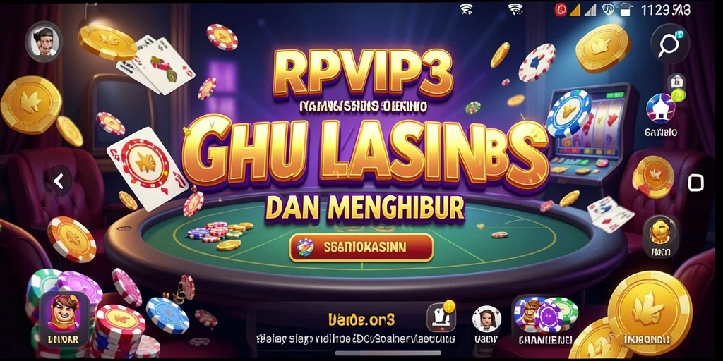 Tampilan gameplay seru RPVIP3 dalam permainan Kasino yang mendebarkan.