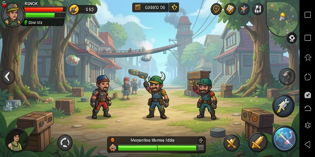 Gameplay menarik dari <strong>RSNOK</strong> menampilkan elemen idle yang mengasyikkan.
