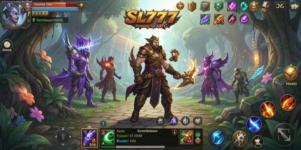 Gameplay dinamis SL777 dengan pertempuran yang seru dalam dunia ARPG.