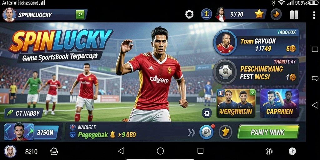 Tampilan menarik dan antarmuka mudah digunakan di <strong>SPINLUCKY</strong>.