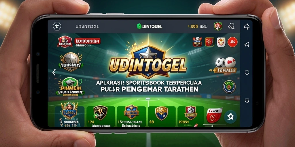 Tampilan antarmuka UDINTOGEL yang menarik untuk taruhan olahraga.