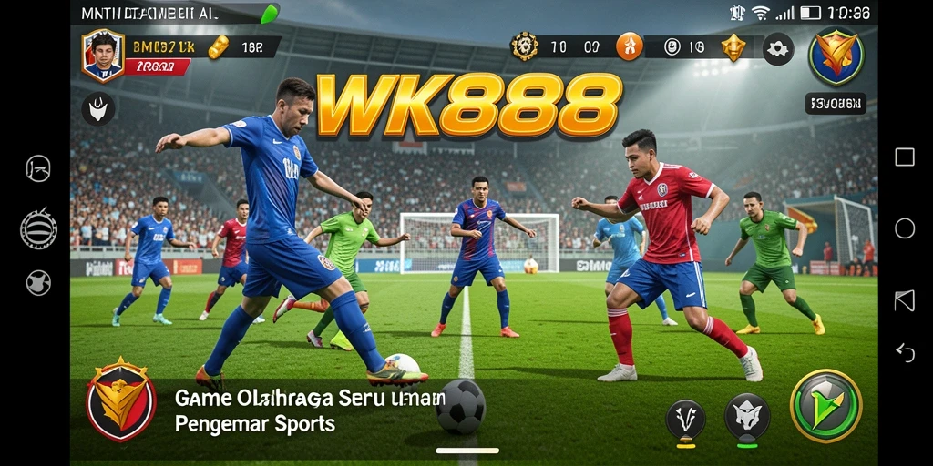 Tampilan menarik dari gameplay WK888 yang penuh aksi olahraga.
