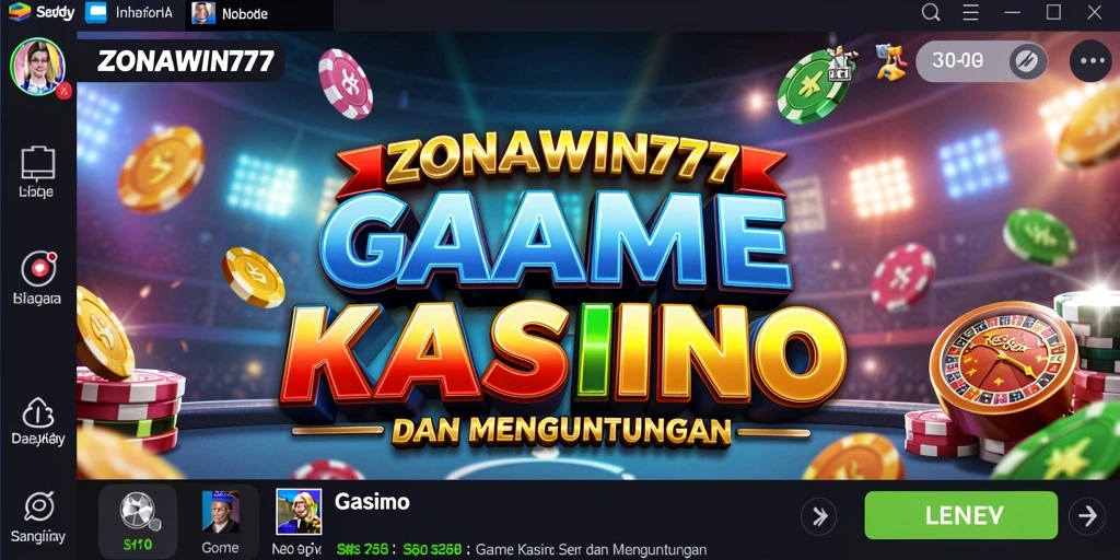 Tampilan gameplay seru dan interaktif ZONAWIN777.